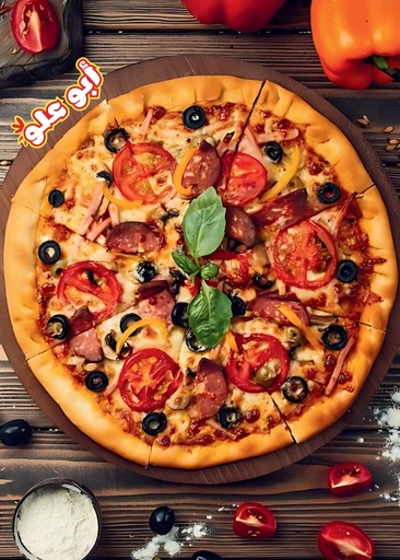 Sausage Pizza (Middle)